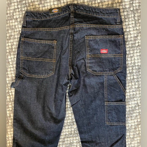 NWT Dickies dark denim carpenter jeans 6 RG - Picture 4 of 6